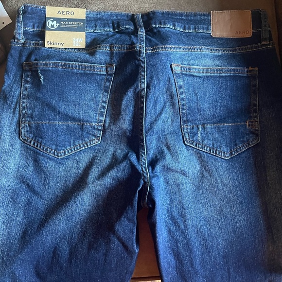 Men’s Aeropostale Jeans Skinny Jeans 36/32 new with tags - Picture 1 of 4